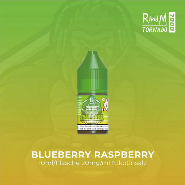 RandM Tornado Liquid 10 ml - Blueberry Raspberry 20mg/ml