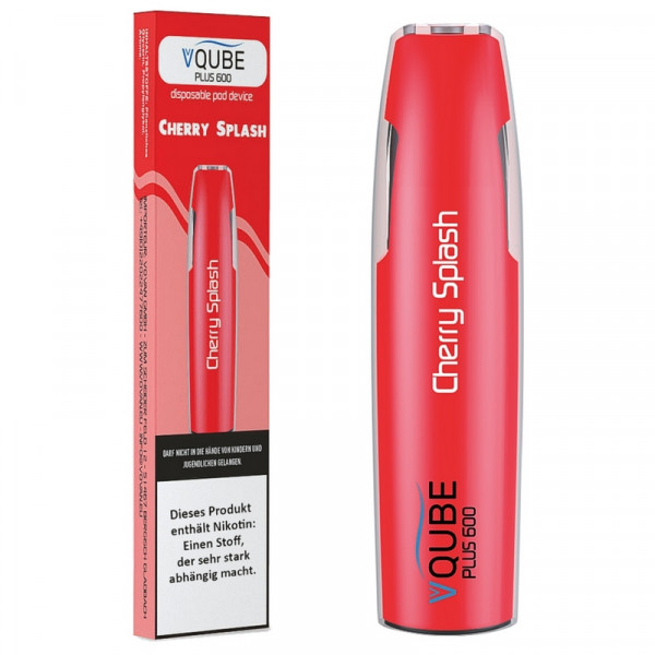 VQube E-Shisha Vape - Cherry Splash 600er