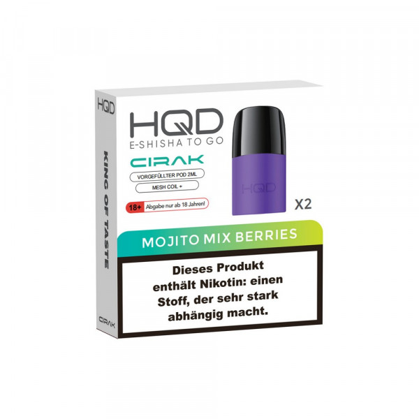 HQD Cirak Prefilled Pod Mojito Mix Berries (2Stk)