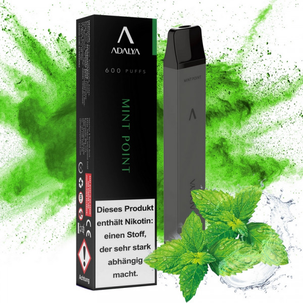 Adalya Vapes - Mint Point - E-Shisha 600 Züge