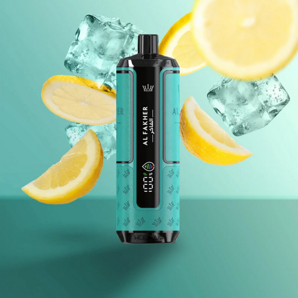 Al Fakher Crown Bar Lemon Mint - Hypermax 20k Prefilled Podkit