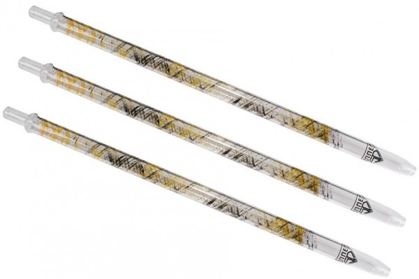 Sinned Glasmundstück Flat Tiger Black Yellow