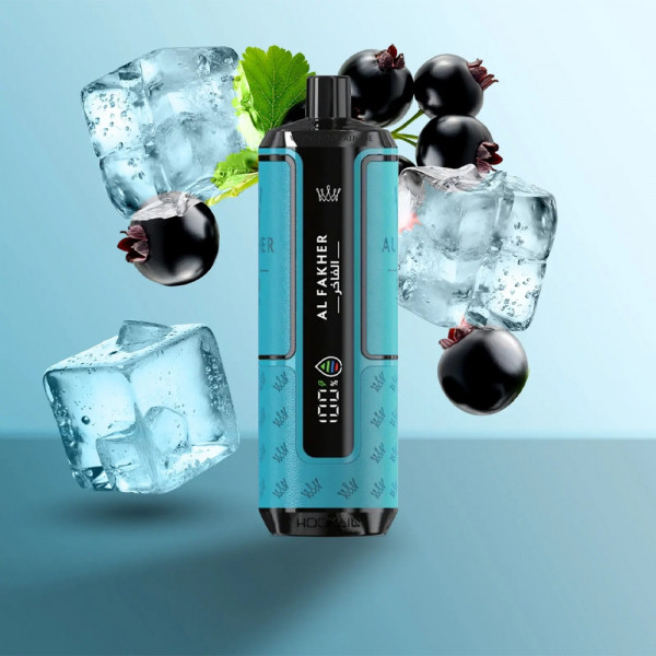 Al Fakher Crown Bar Black Currant Ice - Hypermax 20k Prefilled Podkit