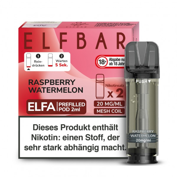 Elfbar ELFA Prefiiled Pod - Raspberry Watermelon (2Stk)