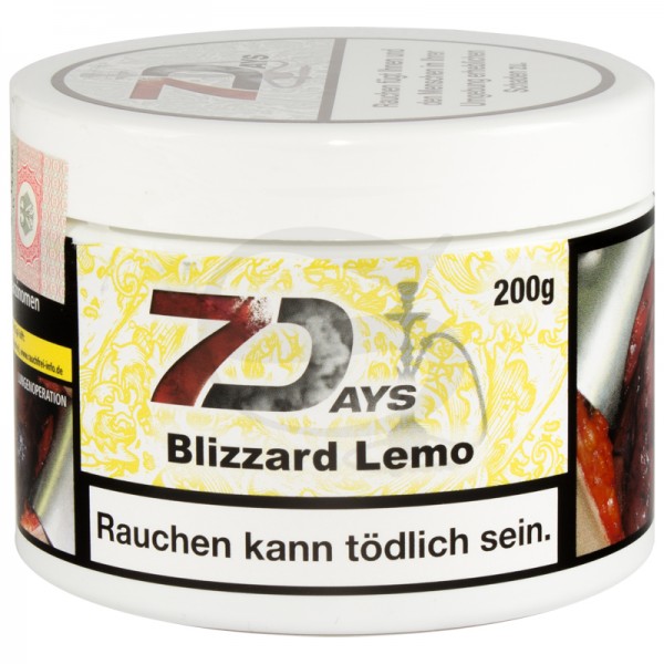 7 Days Tabak - Blizzard Lemo 200 g