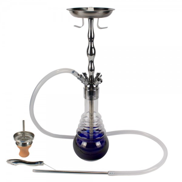 ShishaMe Classic Silber Blau - 630er Komplettset
