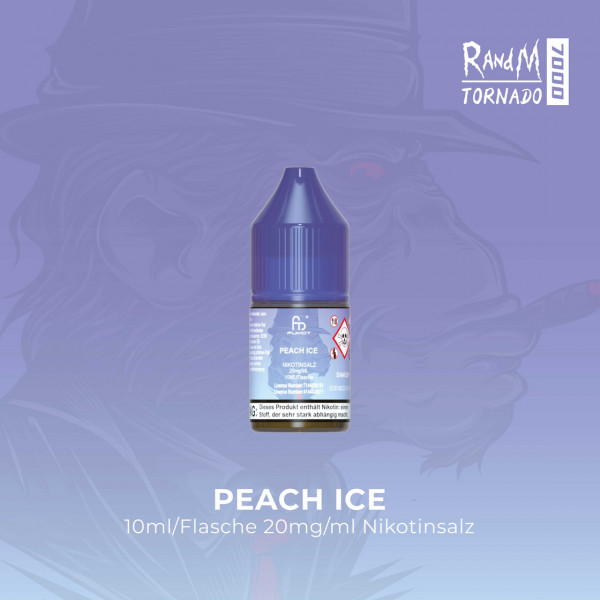 RandM Tornado Liquid 10 ml - Peach Ice 20mg/ml