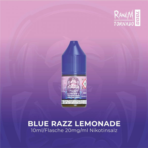 RandM Tornado Liquid 10 ml - Blue Razz Lemonade 20mg/ml