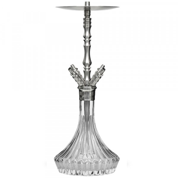 WD Hookah V3 0A-18 Clear Edelstahl