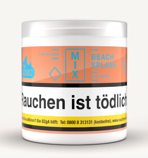 True Cloudz Mix Tabak 65g - Beach Splash
