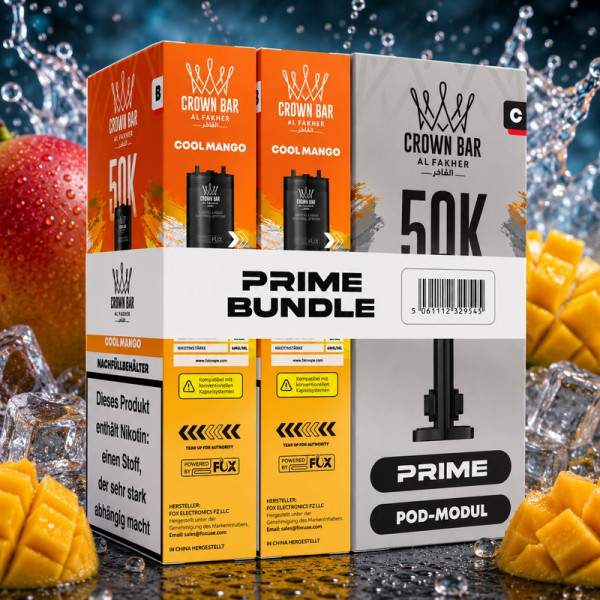 Al Fakher - Hypermax 50K - Prime Bundle - Cool Mango