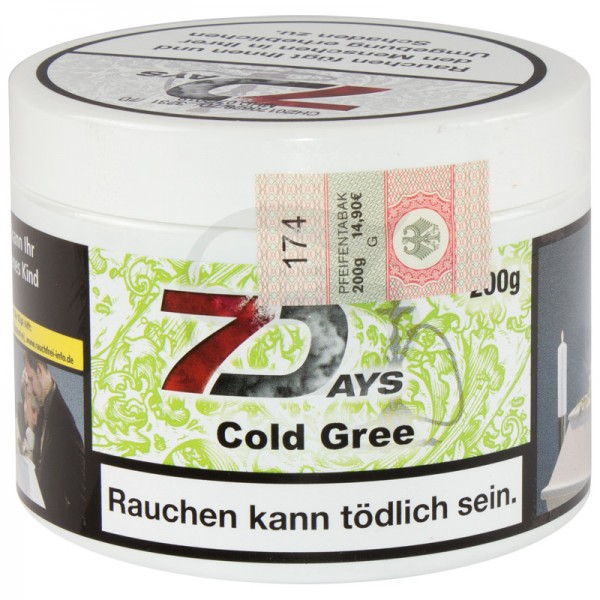 7 Days Tabak - Cold Gree 200 g Classic