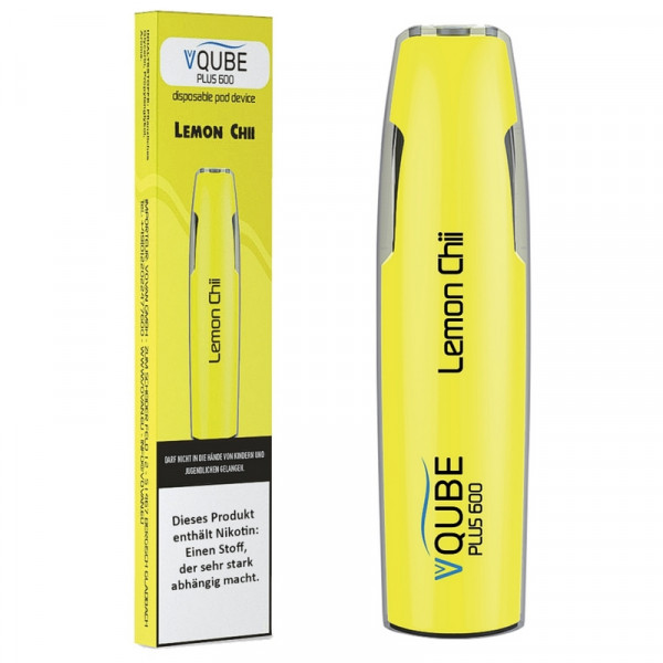 VQube E-Shisha Vape - Lemon Chii 600er