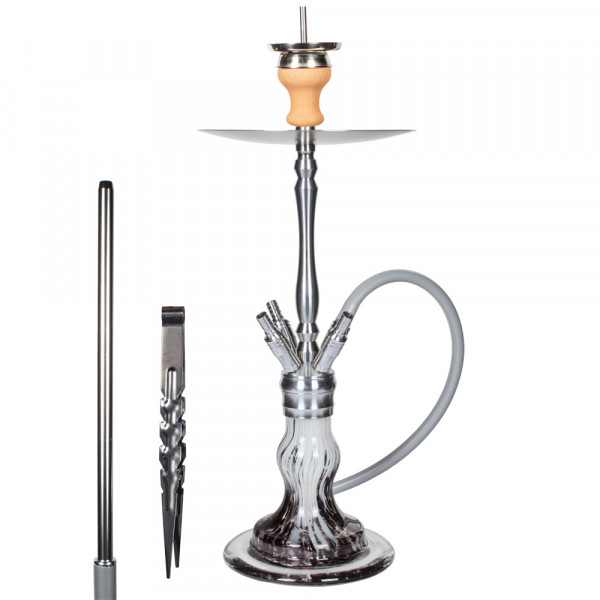 Secret Hookah Undercover Black Edelstahlset