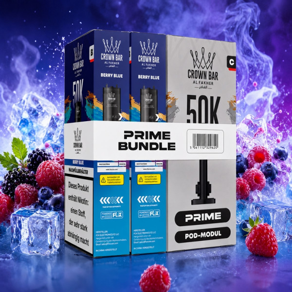 Al Fakher - Hypermax 50K - Prime Bundle - Berry Ice