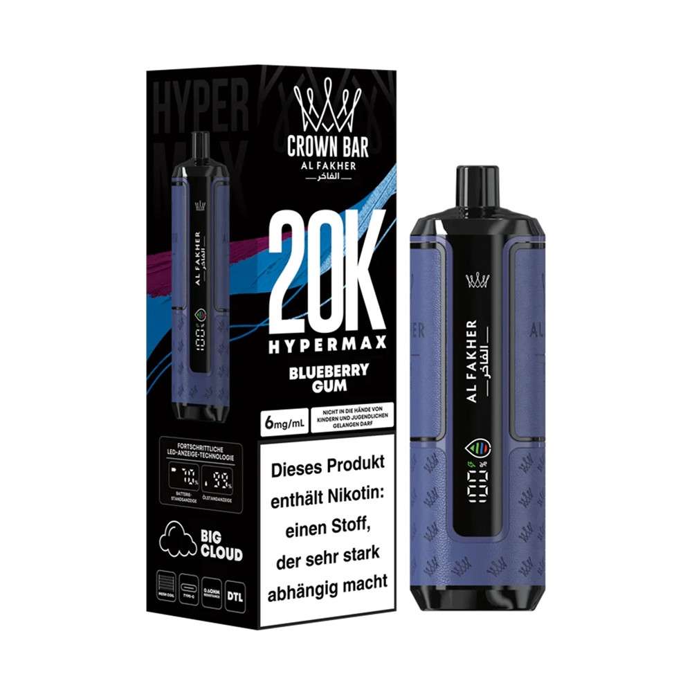 elfbar elfa kaufen Al Fakher Crown Bar Pro 8000 Al Fakher Crown Bar 20K Hypermax Vape Space  Dream main image 0
