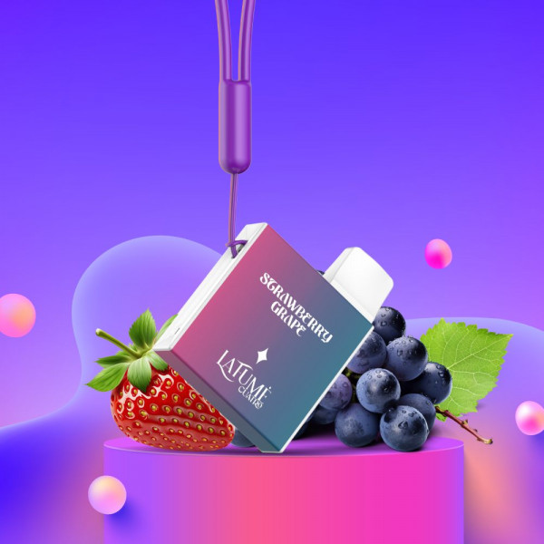 La Fume Vape Cuatro - Strawberry Grape E-Shisha 600 Züge