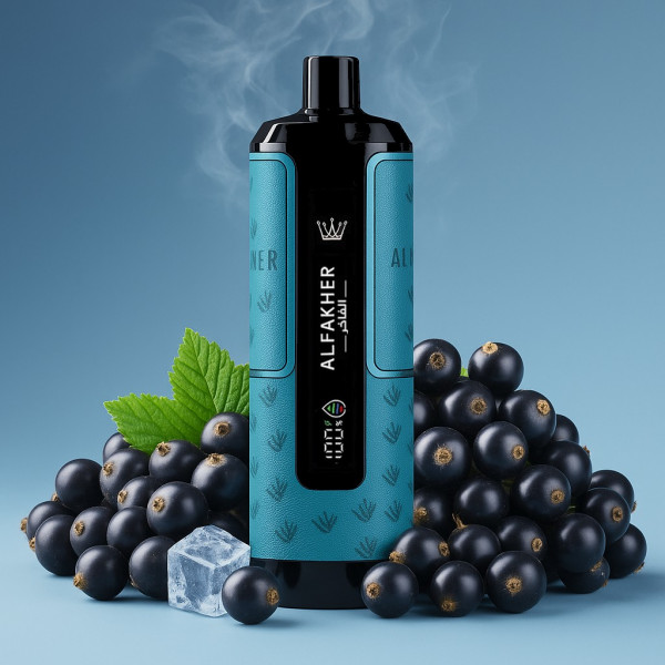 Al Fakher Crown Bar Black Currant Ice - Hypermax 20k Prefilled Podkit