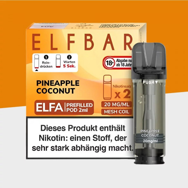 Elfbar ELFA Prefiiled Pod - Pineapple Coconut (2Stk)