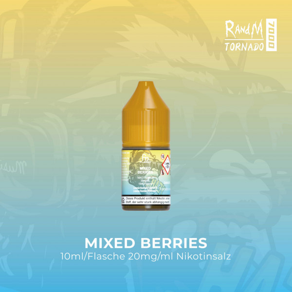 RandM Tornado Liquid 10 ml - Mixed Berries 20mg/ml