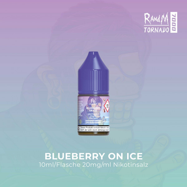 RandM Tornado Liquid 10 ml - Blueberry On Ice 20mg/ml
