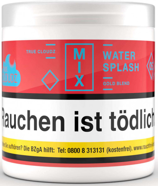True Cloudz Mix Tabak 65g - Water Splash