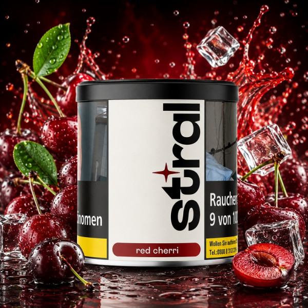 Stral Shisha Tabak - Red Cherri 200g