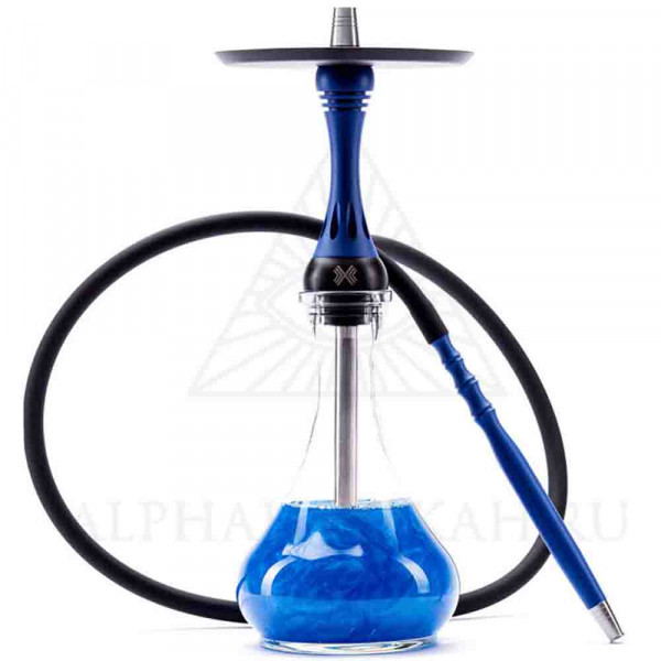 Alpha Hookah Model X - Blue Matte