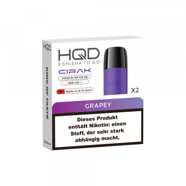 HQD Cirak Prefilled Pod Grapey (2Stk)