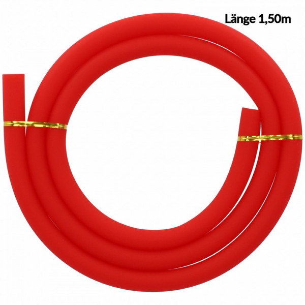Silikonschlauch Soft-Touch Matt - Rot