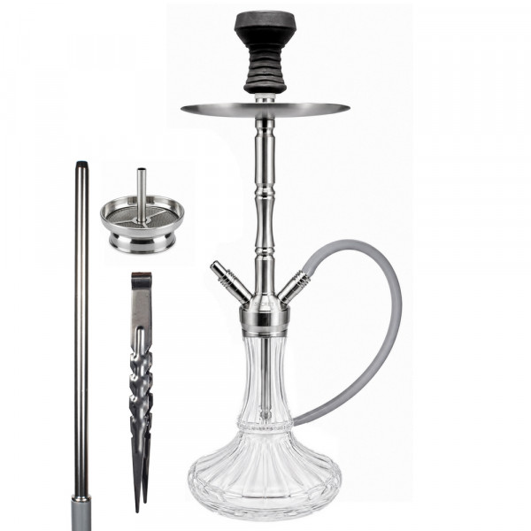 Secret Shisha Vertex - Komplettset Edelstahl