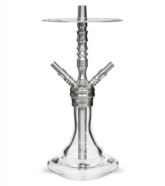 WD Hookah V1.0 - Clear Edelstahl