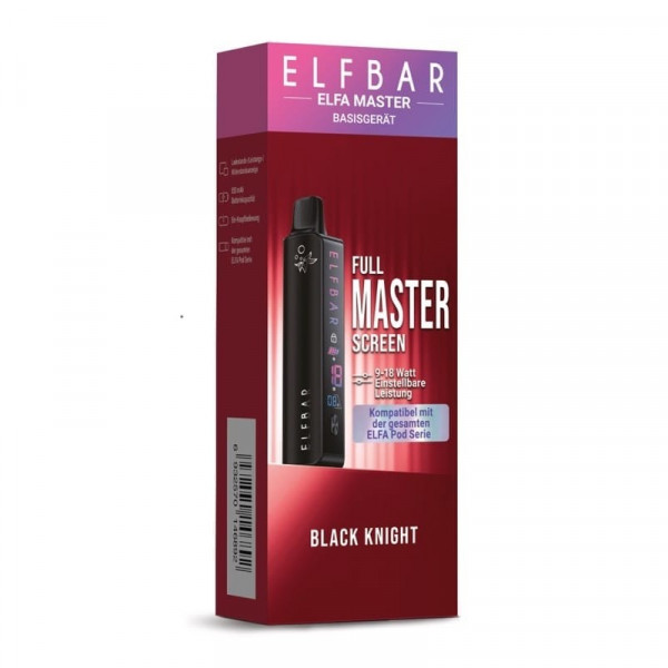 Elfbar ELFA Master Black Knight – Wiederaufladbares Pod-System