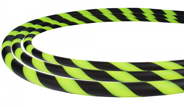 Silikonschlauch Soft-Touch - Grün Schwarz stripes