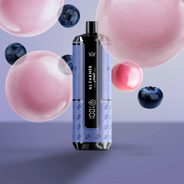 Al Fakher Crown Bar Blueberry Gum - Hypermax 20k Prefilled Podkit