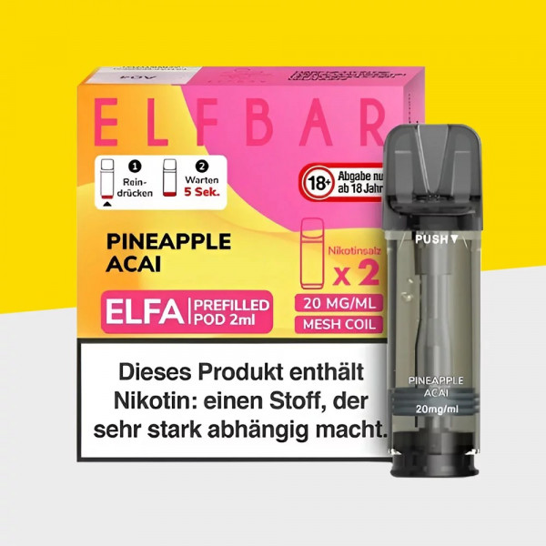 Elfbar ELFA Prefiiled Pod - Pineapple Acai (2Stk)