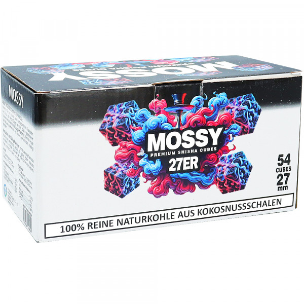 Mossy Cubes 27er Premium Shisha Kohle OVP 1 Kg