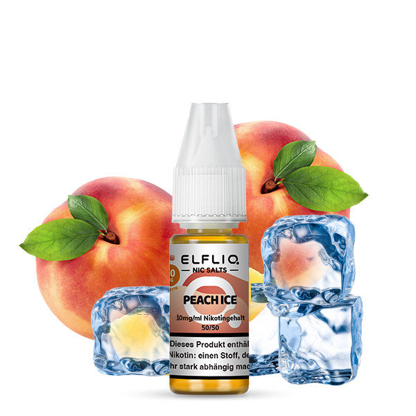 Elfliq by Elfbar Peach Ice 20mg – 10ml Liquid