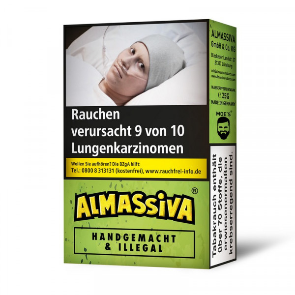 AlMassiva Handgemacht & Illegal Tabak 25g