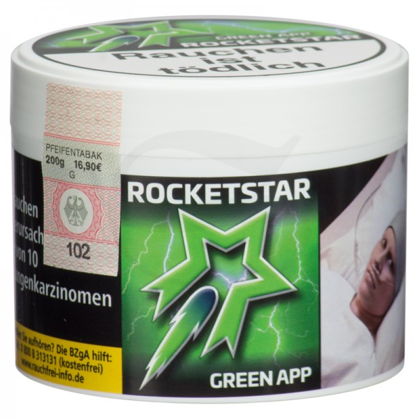 Rocketstar Tabak - Green App 200 g