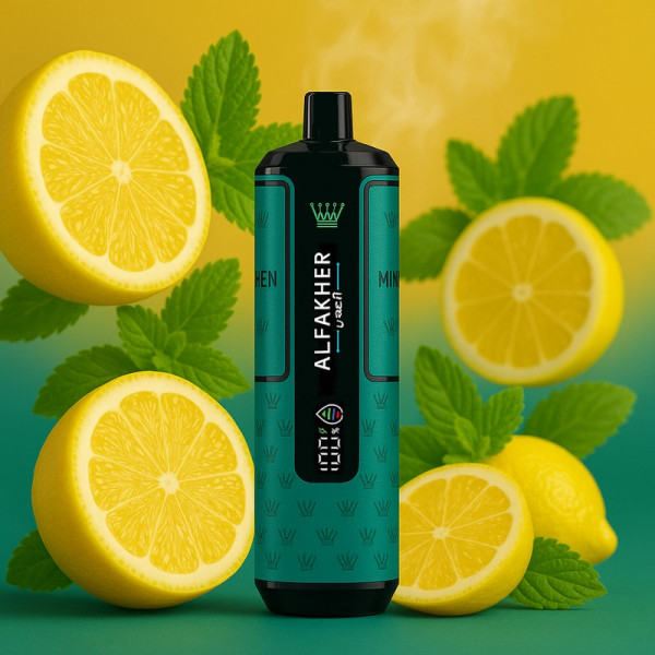 Al Fakher Crown Bar Lemon Mint - Hypermax 20k Prefilled Podkit