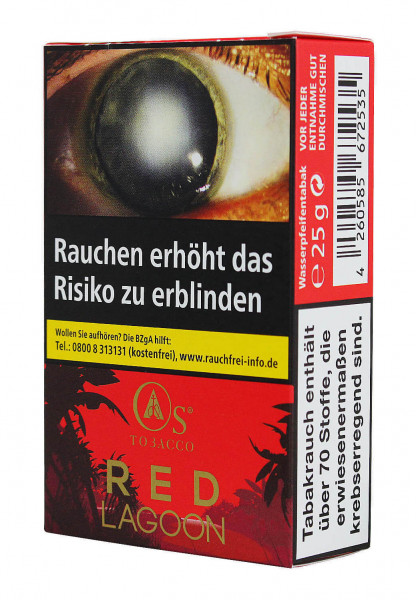 O´s Tabak - Red Lagoon 25 g