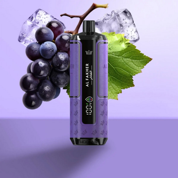 Al Fakher Crown Bar Grape Mint - Hypermax 20k Prefilled Podkit