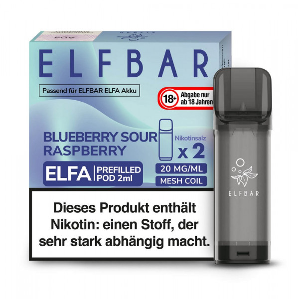 Elfbar ELFA Prefiiled Pod - Blueberry Sour Raspberry (2Stk)