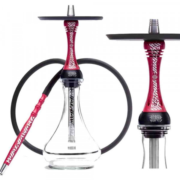 Alpha Hookah Model X - Artist Collection Red Matte