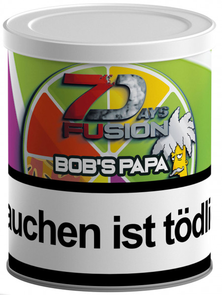 7 Days Fusion Tabak - Bobs Papa 65g