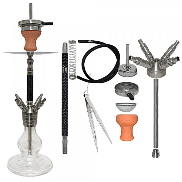 Caesar Shisha Carbon Green - Clear