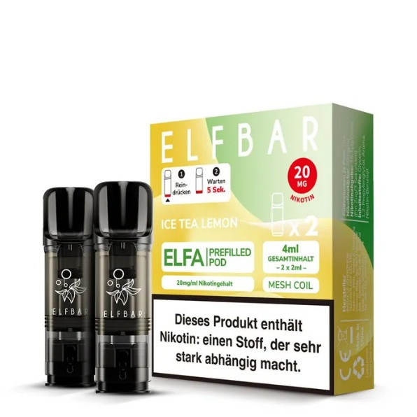 Elfbar ELFA Prefiiled Pod - Ice Tea Lemon (2Stk)