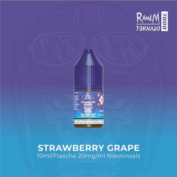 RandM Tornado Liquid 10 ml - Strawberry Grape 20mg/ml