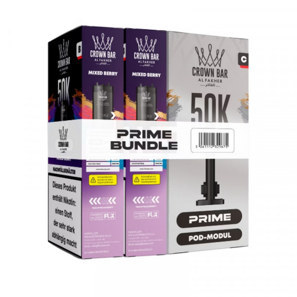 Al Fakher - Hypermax 50K - Prime Bundle - Mixed Berry